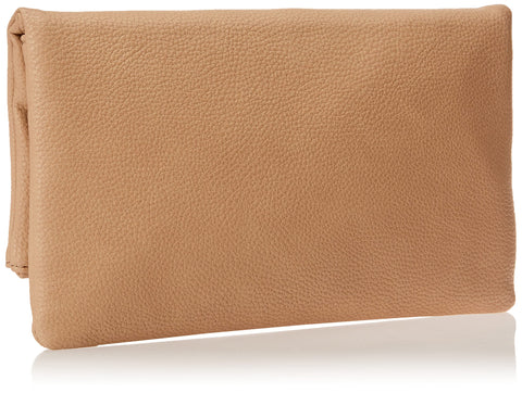 The Drop Women's Southampton Zipper Foldover Clutch, Taupe, One Size The Drop