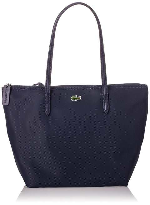 Lacoste Women's L.12.12 Small Tote Bag Shoulder Handbag, Eclipse, One Size Lacoste