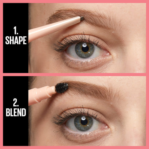 Maybelline Total Temptation Eyebrow Definer Pencil, Medium Brown, 1 Count MAYBELLINE