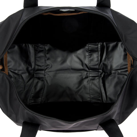 Bric's X-Bag/X-Travel 2.0 Folding Duffel Bag - 18" Carry On and Overnight Travel Bag - Black Bric's