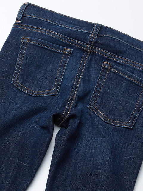 Amazon Essentials Outdoor Girls' Skinny Fit Stretch Jeans, Medium Wash, Size 6