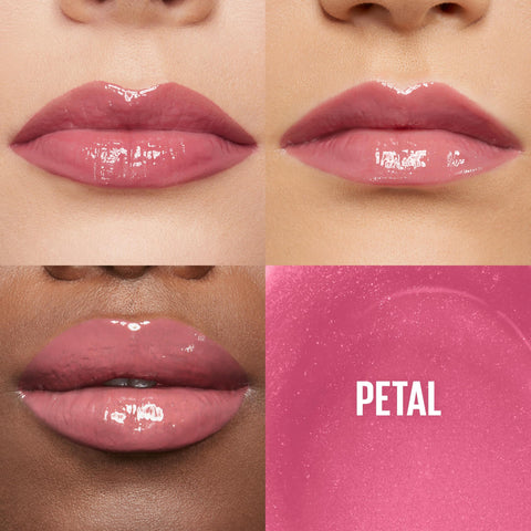Maybelline Lifter Gloss, Hydrating Lip Gloss with Hyaluronic Acid, High Shine for Plumper Looking Lips, Petal, Warm Pink Neutral, 0.18 Ounce Maybelline