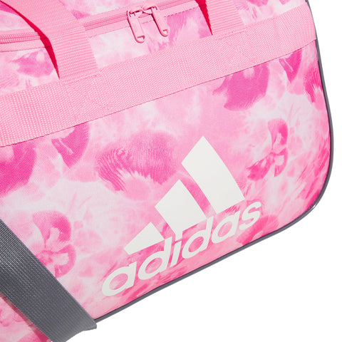 adidas Diablo Small Duffel Bag, Essential Floral Bliss Pink/Off White/Onix Grey, One Size adidas