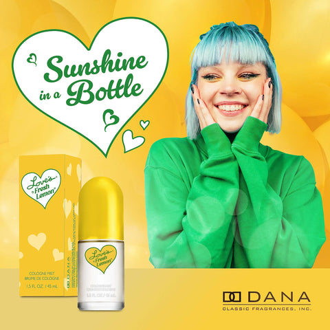 Dana Love's Fresh Lemon, Love's Baby Soft, Bundle Perfumes For Women, (1.5 fl oz) Dana