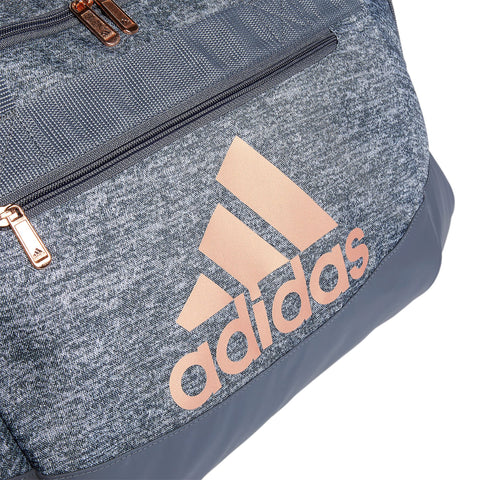 adidas Unisex Defender 4 Small Duffel Bag, Jersey Onix Grey/Rose Gold/Onix Grey, One Size adidas
