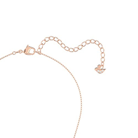 Swarovski Infinity Heart Pendant Necklace, with Mixed Metal Plated Finish and Clear Swarovski Crystal Pavé SWAROVSKI