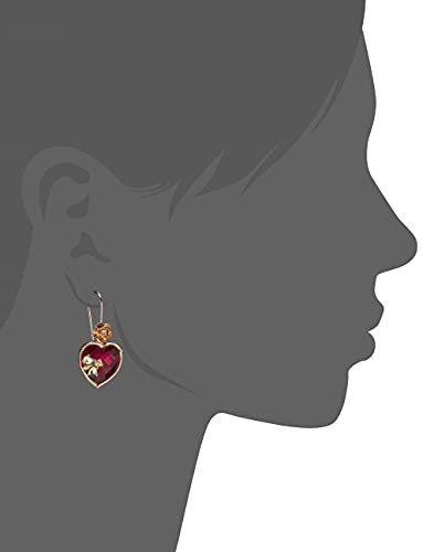 Betsey Johnson Stone Heart Drop Earrings Betsey Johnson