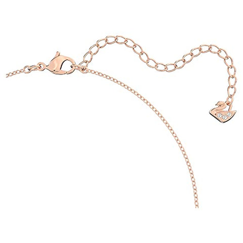 SWAROVSKI Lilia Y Necklace, Butterfly, Pink, Rose-gold tone Finish SWAROVSKI