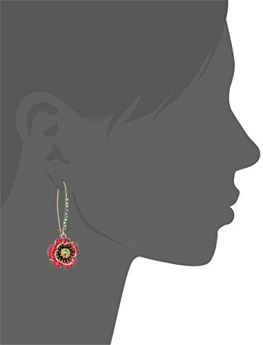 Betsey Johnson Rose Dangle Earring Betsey Johnson