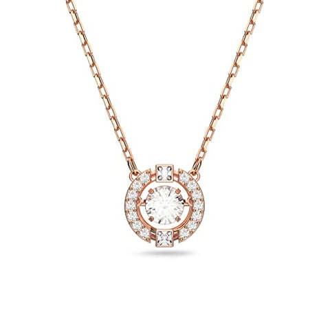 SWAROVSKI Women's Sparking Dance Crystal Jewelry Collection, Rose Gold Tone Finish SWAROVSKI