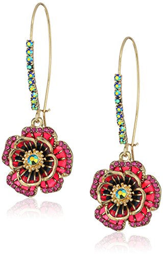 Betsey Johnson Rose Dangle Earring Betsey Johnson