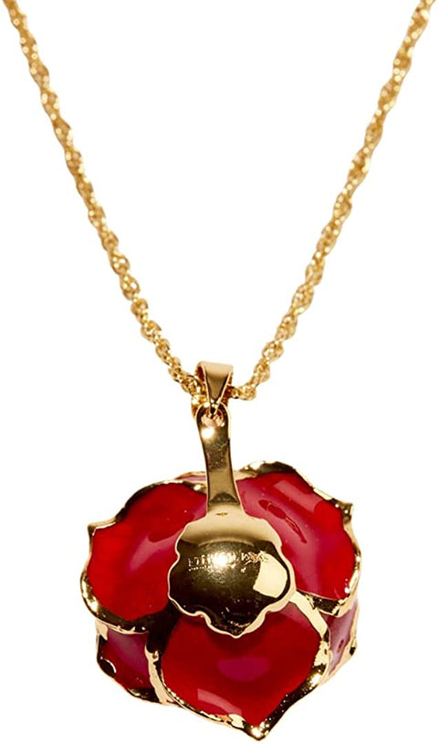 Eternal Necklace by Eternal Rose - 24k Gold Dipped Rose Women's Pendant Necklace - Gift for Her (Breath of Armenia) Eternal Rose