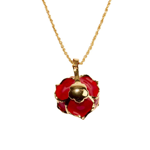 Eternal Necklace by Eternal Rose - 24k Gold Dipped Rose Women's Pendant Necklace - Gift for Her (Breath of Armenia) Eternal Rose