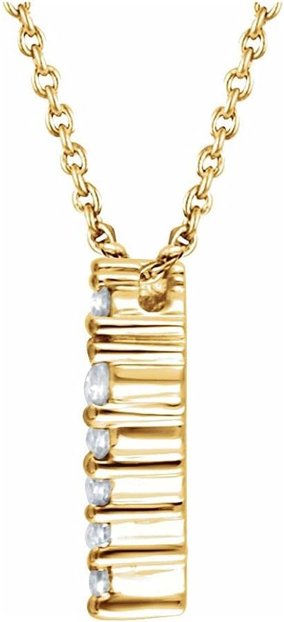 14k Yellow Gold 0.25 Carat Diamond Love Heart Necklace Jewelry Gifts for Women JewelryWeb