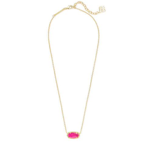 Kendra Scott Elisa Pendant Necklace for Women, Fashion Jewelry, 14k Gold-Plated, Azalea Illusion Kendra Scott