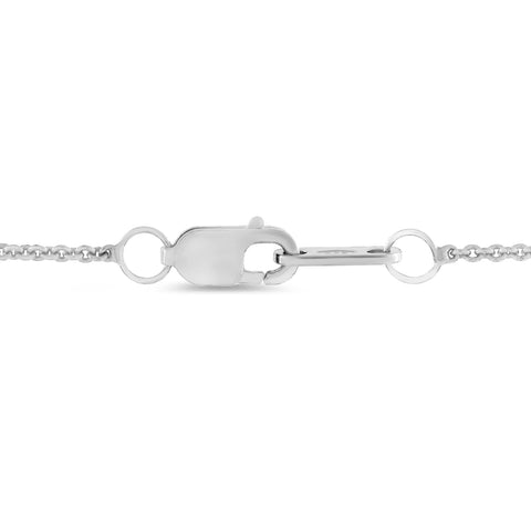 Amazon Essentials womens Sterling Silver Diamond 3 Stone Heart Pendant Necklace (1/4 cttw), 18" (previously Amazon Collection) Amazon Essentials
