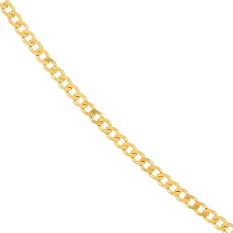 14k Yellow Gold 1.95mm Open Curb 5mm Spring Ring Closure 16 Inch Jewelry Gifts for Women JewelryWeb