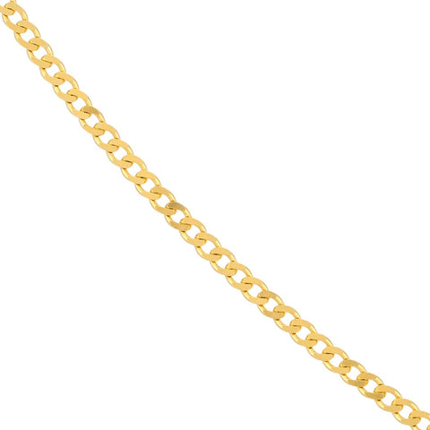 14k Yellow Gold 1.95mm Open Curb 5mm Spring Ring Closure 16 Inch Jewelry Gifts for Women JewelryWeb