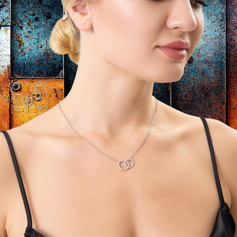 Endless Connection - Interlocking Circles Necklace Awkward Styles