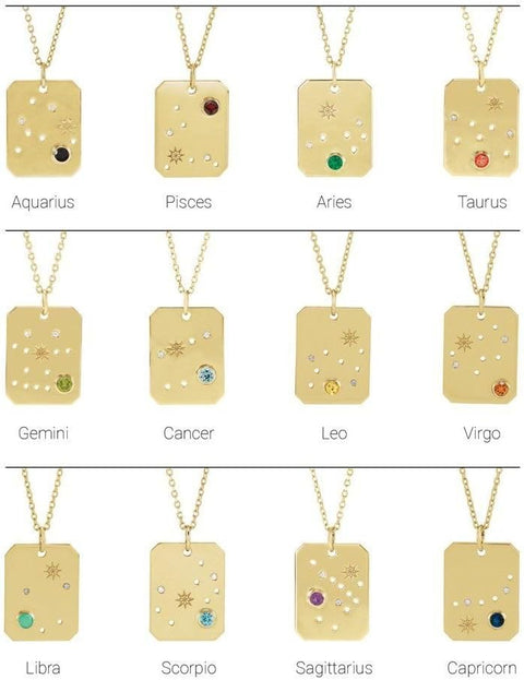 14k Yellow Gold Scorpio Natural Blue zircon Round 2.5mm I1 G h 0.01 Carat 16 18 Inch Polished and Jewelry Gifts for Women JewelryWeb