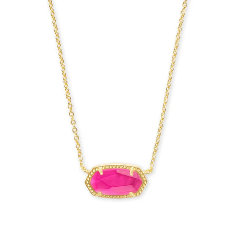 Kendra Scott Elisa Pendant Necklace for Women, Fashion Jewelry, 14k Gold-Plated, Azalea Illusion Kendra Scott