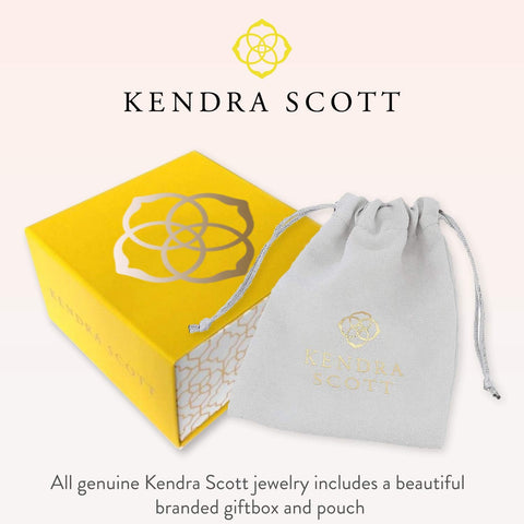 Kendra Scott Elisa Pendant Necklace for Women, Fashion Jewelry, 14k Rose Gold-Plated, Iridescent Drusy Kendra Scott