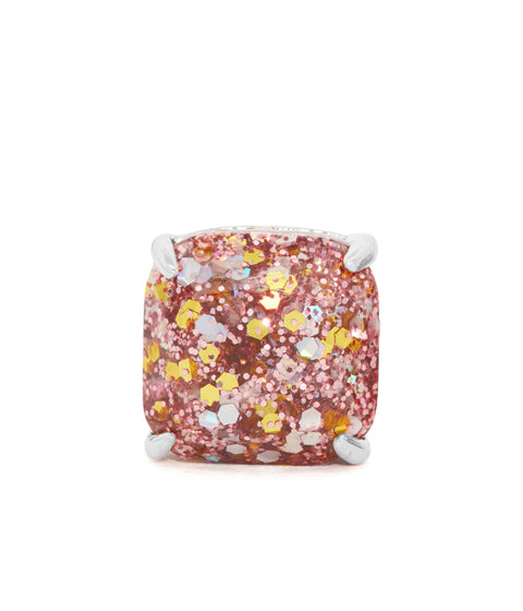 Kate Spade New York Womens Stud-Earrings Silver Glitter Kate Spade New York