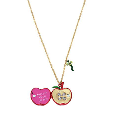 Betsey Johnson Apple Pendant Necklace Betsey Johnson