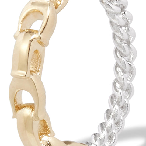Coach Women's Signature Mixed Hoop Earrings Coach