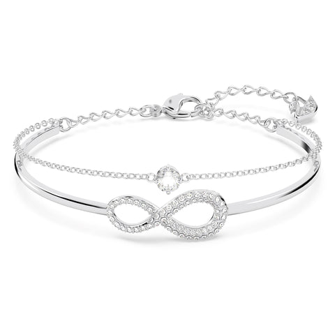 SWAROVSKI Women's Infinity Crystal Jewelry Collections, Rhodium & Rose Gold Tone Finish SWAROVSKI