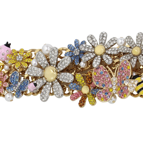 Betsey Johnson Womens Daisy Statement Bracelet Betsey Johnson