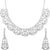 Touchstone Bollywood Glamour Wedding Evening Wear Jewelry Necklace for Women (D234 White) Touchstone