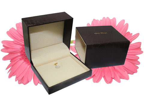 Angel Wings 14K gold Diamond Necklaces for women-girls Charm w/o Chain Gift Box Authenticity Cards (I,I1) Glitz Design